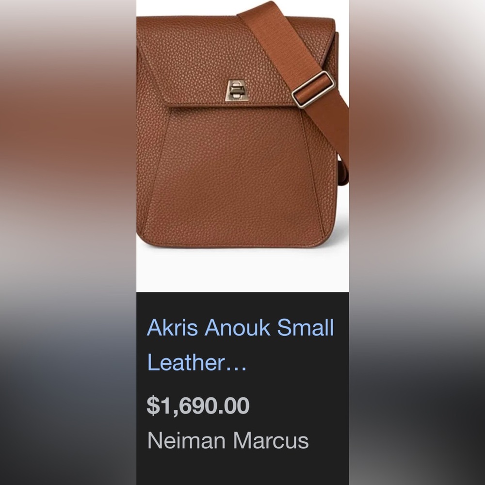 Akris Anouk Small Leather Crossbody bag